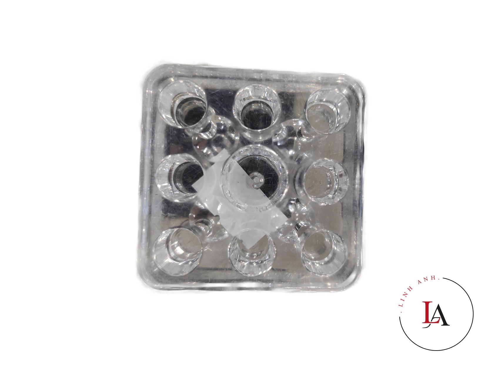 Đế mực xăm vuông 9 ô